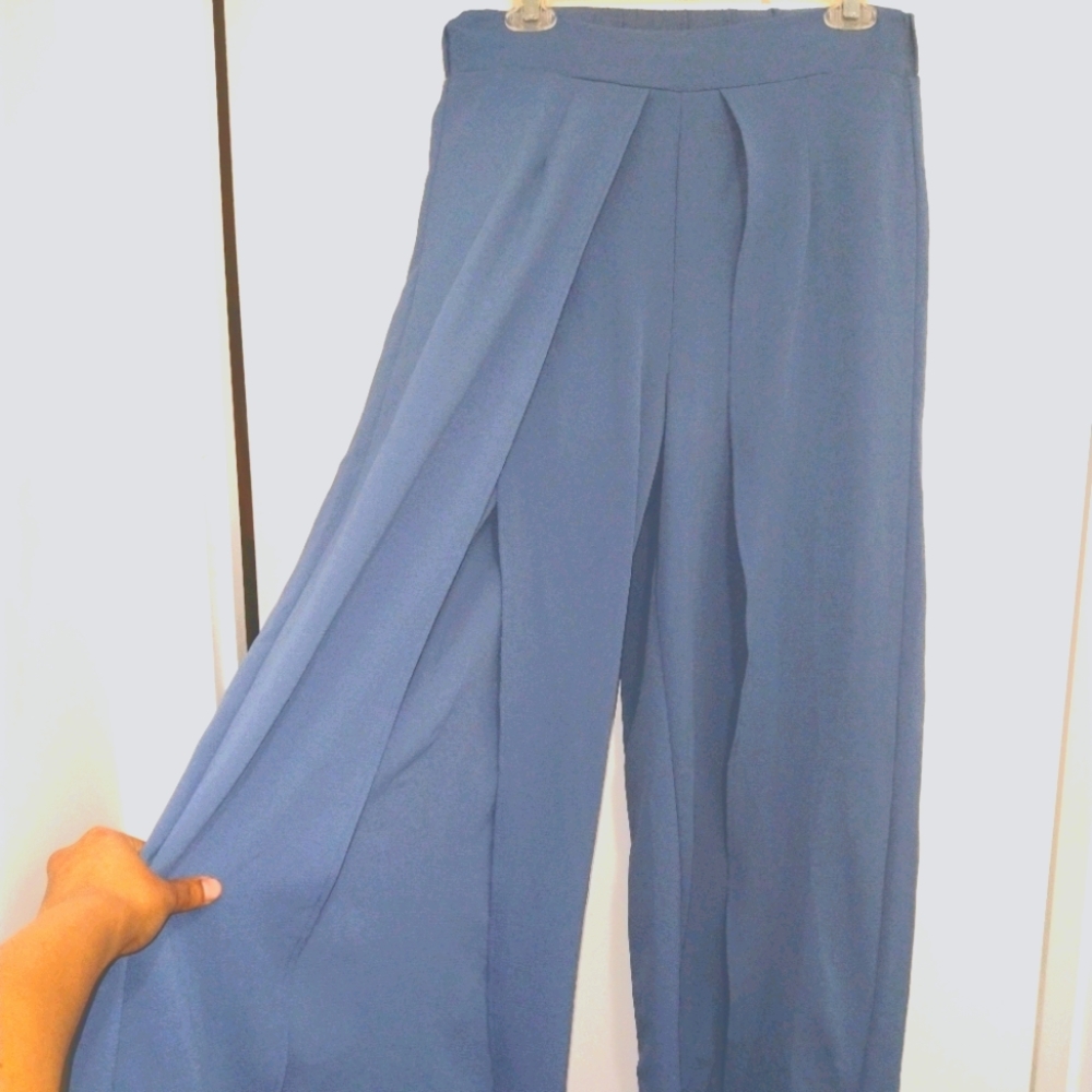 NWOT Favlux blue palazzo pants